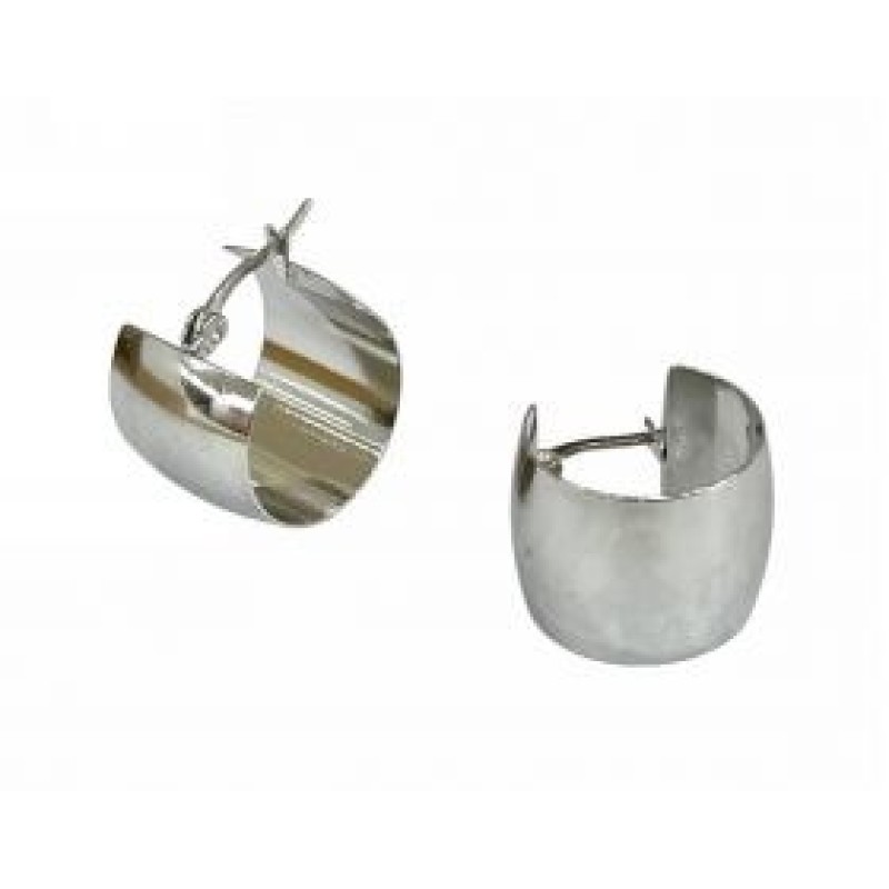 Kostibas 3113-860AD, Σκουλαρίκια κρίκοι, Ατσάλι, Ασημί