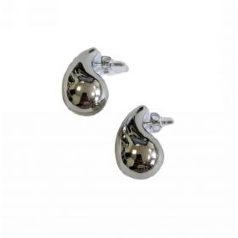 Kostibas 3113-890AE, Σκουλαρίκια κρίκοι, Ατσάλι, Ασημί