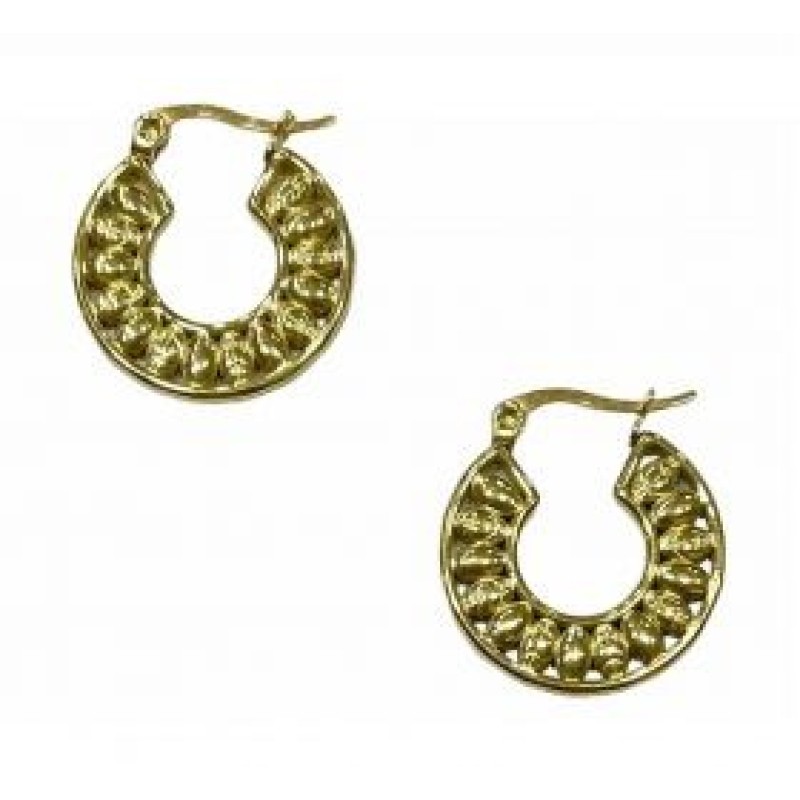 Kostibas 3113-650DX, Σκουλαρίκια κρίκοι, Ατσάλι, Χρυσό