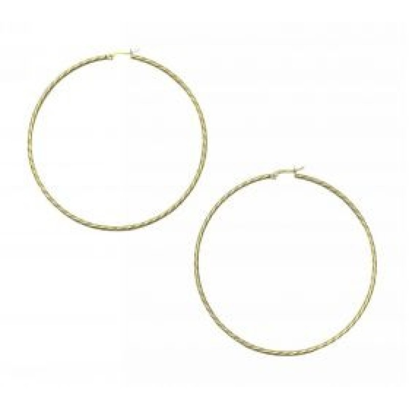 Kostibas 3113-677XP, Σκουλαρίκια κρίκοι, Ατσάλι, Χρυσό