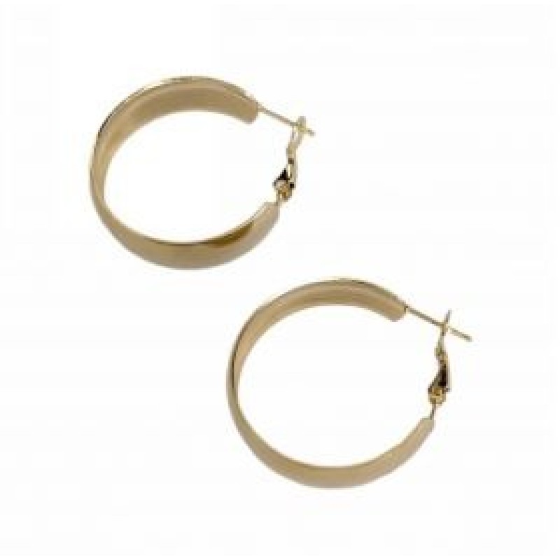 Kostibas 3113-753XF, Σκουλαρίκια κρίκοι, Ατσάλι, Χρυσό