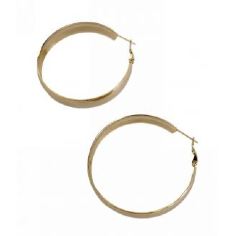 Kostibas 3113-753XJ, Σκουλαρίκια κρίκοι, Ατσάλι, Χρυσό