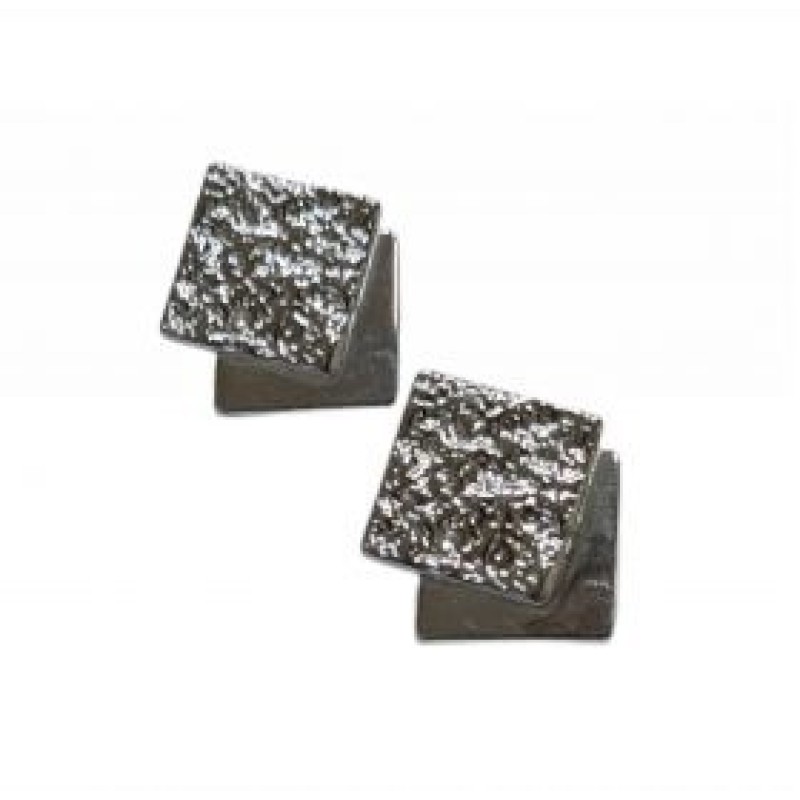 Kostibas 3113-924A, Σκουλαρίκια κρίκοι, Ατσάλι, Ασημί