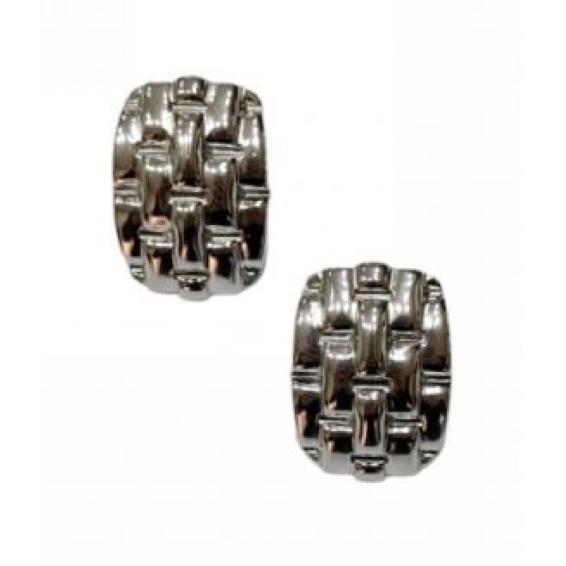 Kostibas 3113-926A, Σκουλαρίκια κρίκοι, Ατσάλι, Ασημί