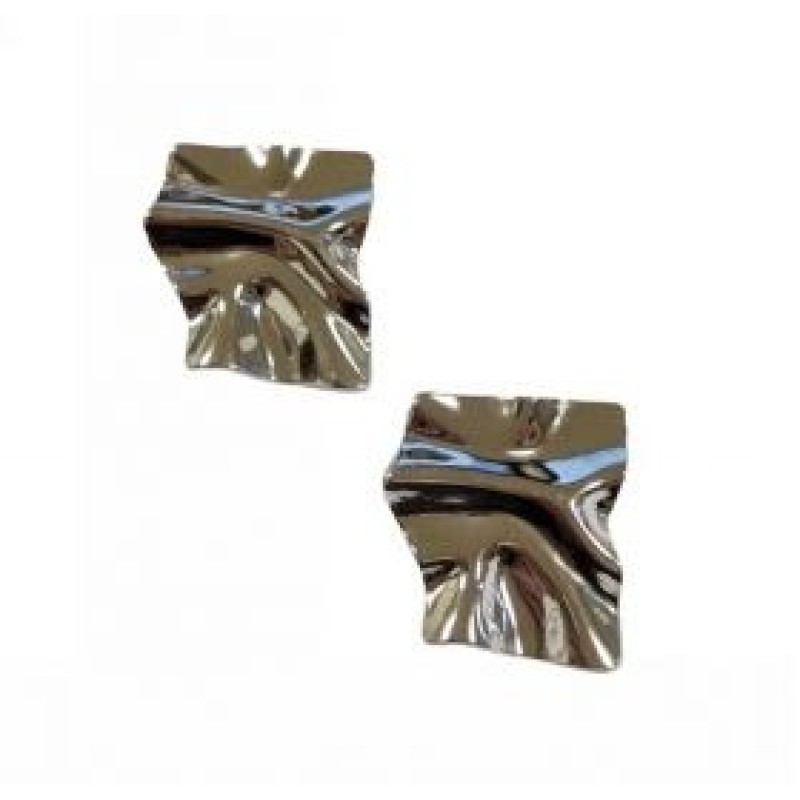 Kostibas 3113-923AF, Σκουλαρίκια κρίκοι, Ατσάλι, Ασημί