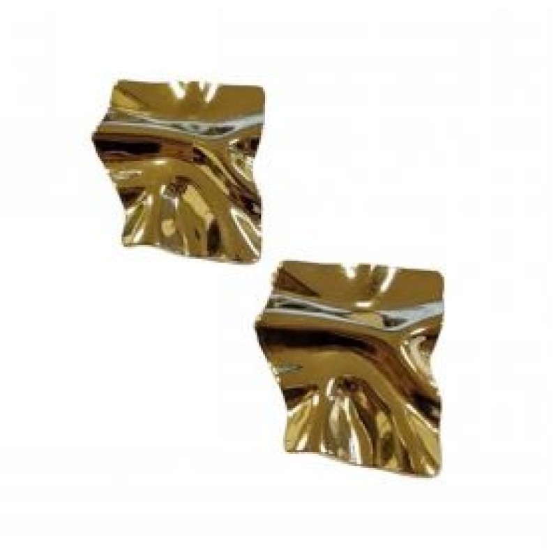 Kostibas 3113-923XF, Σκουλαρίκια κρίκοι, Ατσάλι, Χρυσό