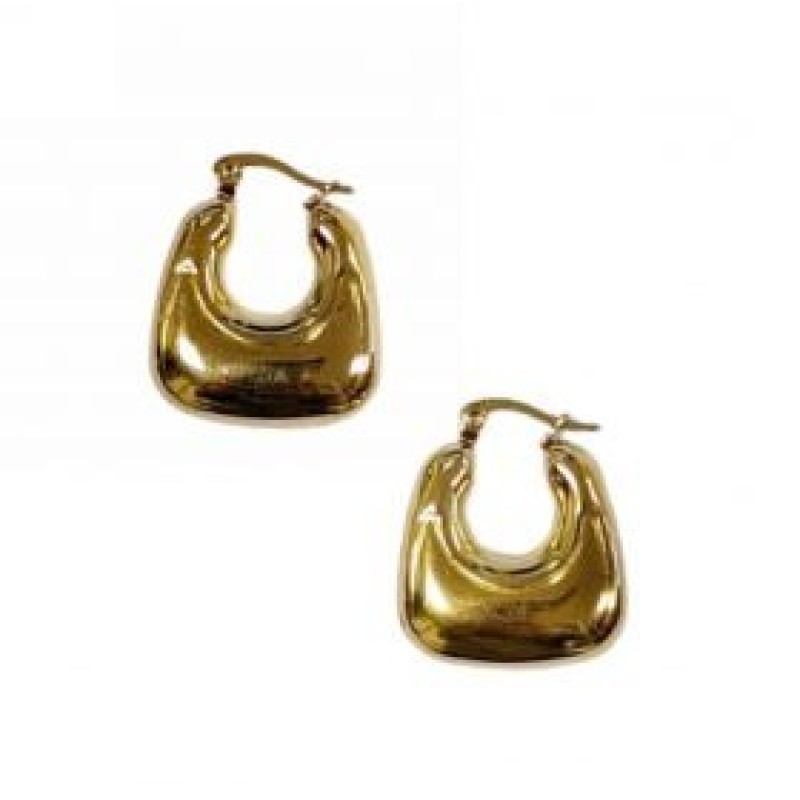 Kostibas 3113-903X, Σκουλαρίκια κρίκοι, Ατσάλι, Χρυσό