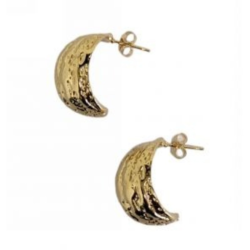 Kostibas 3113-901X, Σκουλαρίκια κρίκοι, Ατσάλι, Χρυσό