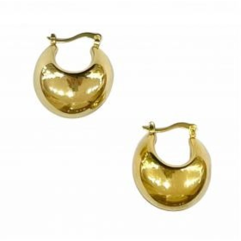 Kostibas 3113-917XE, Σκουλαρίκια κρίκοι, Ατσάλι, Χρυσό