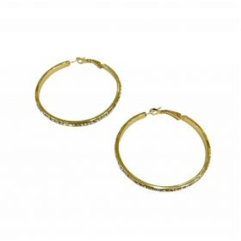 Kostibas 3113-752XJ, Σκουλαρίκια κρίκοι, Ατσάλι, Χρυσό