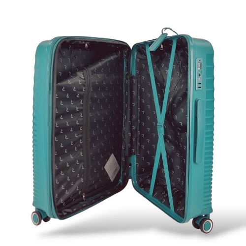 Rain RB8018L, Σκληρή/Πολυπροπυλένιο, Μεγάλη, Πετρόλ