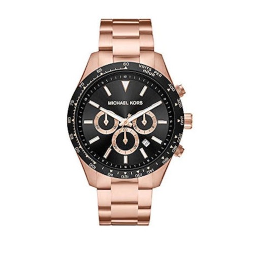 Michael Kors 8824, Stainless Steel, Χρονογράφος, Με Μπρασελέ, ΤΕ, Ροζ Χρυσό