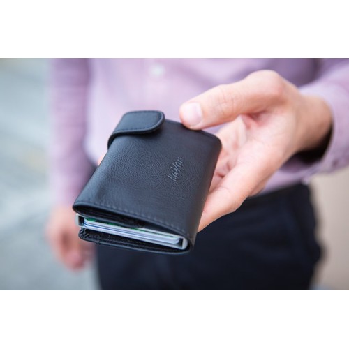 Lavor 1-5942, Πορτοφόλι Καρτών, Δερμάτινο, Μπλε