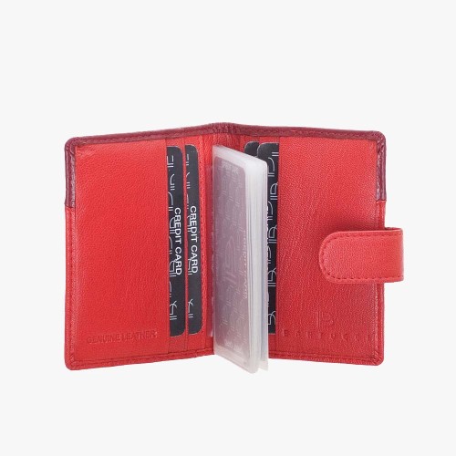 Bartuggi 521-110, Καρτοθήκη, Δερμάτινη, Κόκκινο