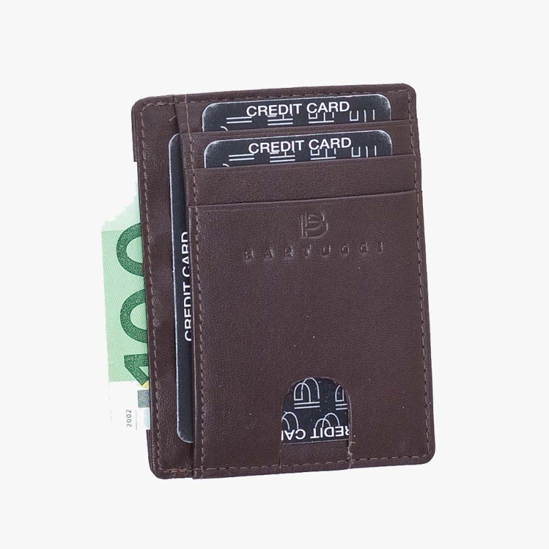 Bartuggi 521-100, Καρτοθήκη, Δερμάτινη, TE, Καφέ