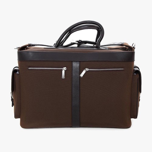 Ted Lapidus 615-0606, Δέρμα, Μεσαίος 55L, Καφέ