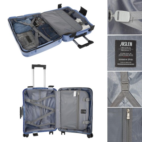 Jaslen 161850-03 Orleans, Σκληρή/Πολυπροπυλένιο, Μικρή/Καμπίνας, Με κλιπ, Sapphire Blue