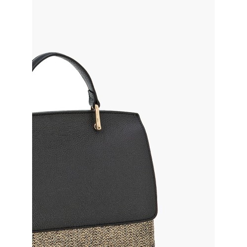 Bartuggi 3002-423,Τσάντα Δερμάτινη, Ώμου/Καρπού, Μαύρο