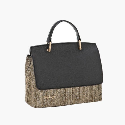 Bartuggi 3002-423,Τσάντα Δερμάτινη, Ώμου/Καρπού, Μαύρο