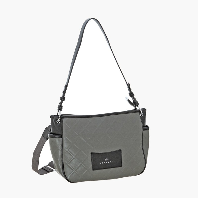 Bartuggi 718-23016, Τσάντα Ταχυδρόμου, Χιαστί, Γκρι