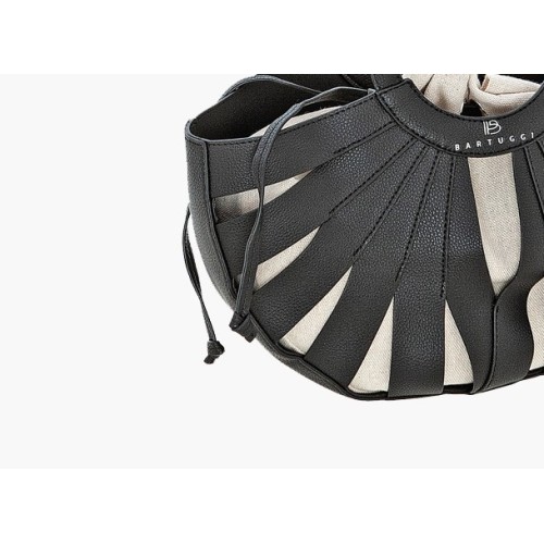 Bartuggi 718-0522,Τσάντα Δερματίνη, Ώμου/Καρπού, Μαύρο