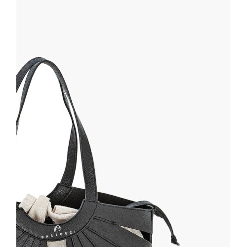 Bartuggi 718-0522,Τσάντα Δερματίνη, Ώμου/Καρπού, Μαύρο