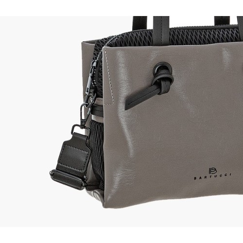 Bartuggi 718-23208,Τσάντα Δερματίνη, Ώμου/Καρπού, Γκρι
