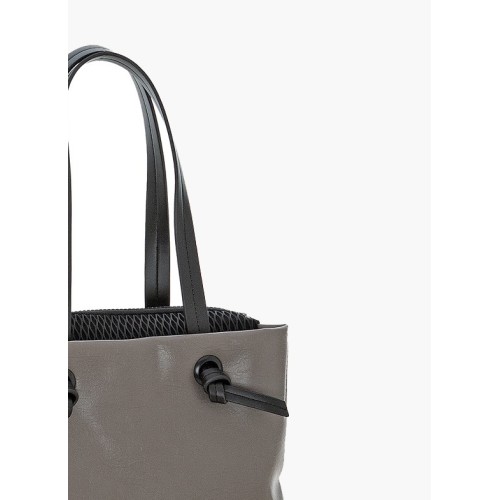 Bartuggi 718-23208,Τσάντα Δερματίνη, Ώμου/Καρπού, Γκρι