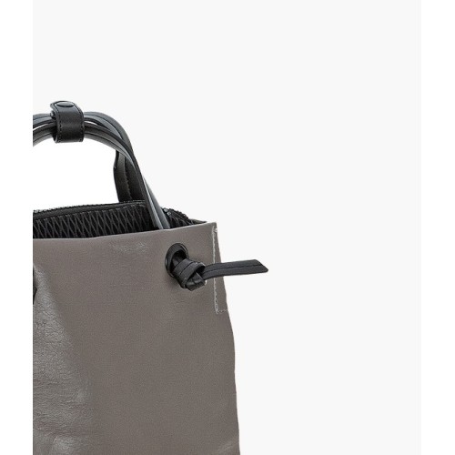 Bartuggi 718-23211,Σακίδιο Δερματίνη, Backpack/Ωμοπλάτης, Γκρι