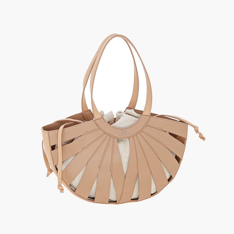 Bartuggi 718-0522,Τσάντα Δερματίνη, Ώμου/Καρπού, Μπεζ