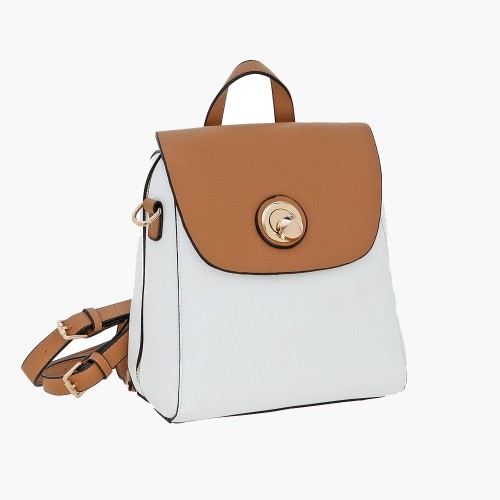 Bartuggi 718-8026, Σακίδιο Backpack/Ωμοπλάτης, Λευκό