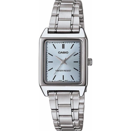 Casio LTP-V007D-2E, Stainless Steel, ΤΕ, Με Μπρασελέ, Ασημί