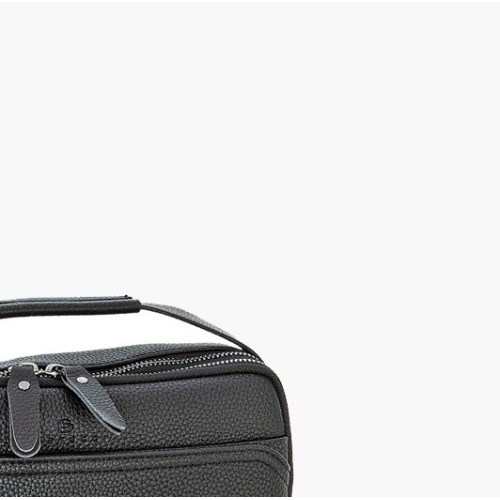 Bartuggi 718-6129-4, Τσάντα ταχυδρόμου, Δέρμα, Μαύρο