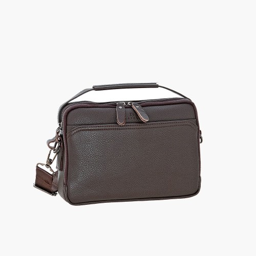 Bartuggi 718-6129-4, Τσάντα ταχυδρόμου, Δέρμα, Καφέ