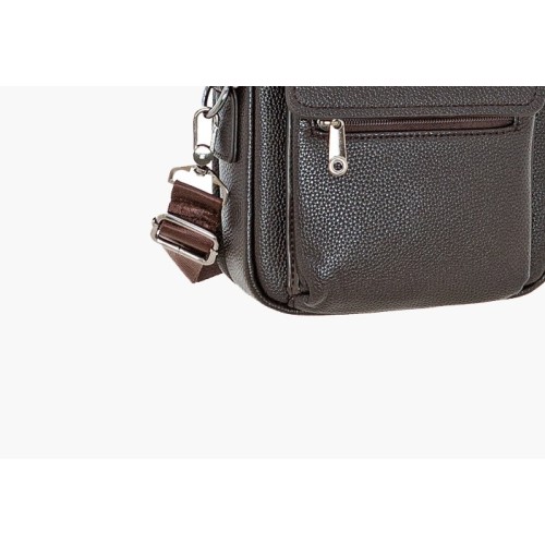 Bartuggi 718-563, Τσάντα Ταχυδρόμου, Δέρμα, Καφέ