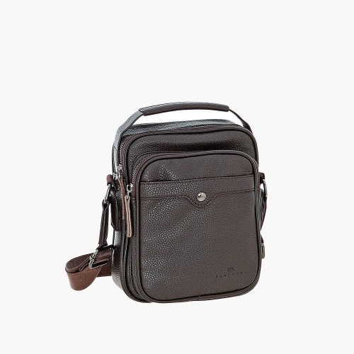 Bartuggi 718-1802-1, Τσάντα Ταχυδρόμου, Δέρμα, Καφέ