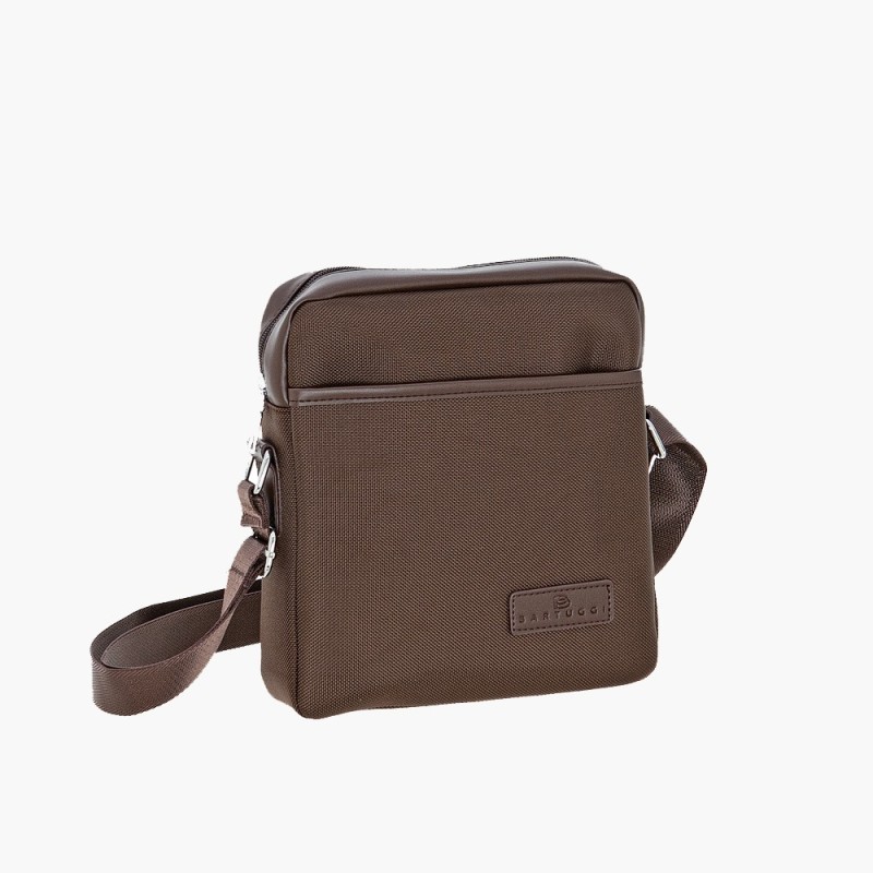 Bartuggi 718-6192, Τσάντα Ταχυδρόμου, Ύφασμα, Καφέ