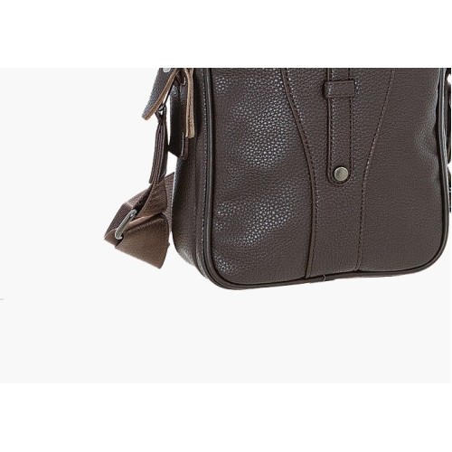 Bartuggi 718-1805-1, Τσάντα Ταχυδρόμου, Δέρμα, Καφέ