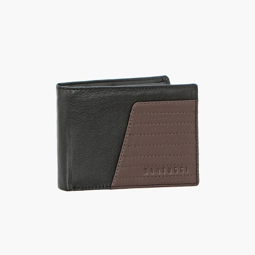 Bartuggi 521-966, Ανδρικό Πορτοφόλι Δερμάτινο, Μαύρο