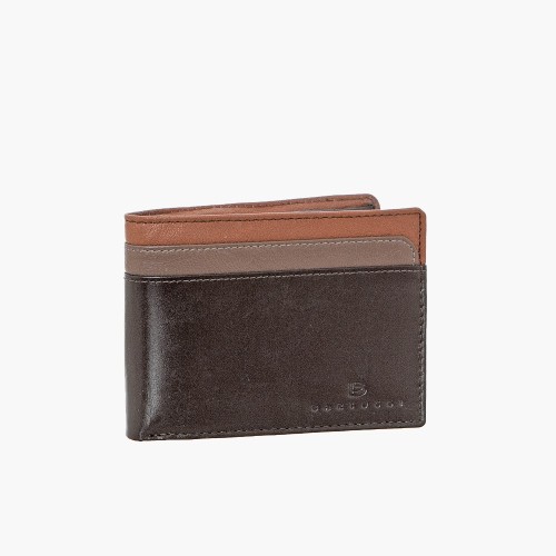 Bartuggi 521-975, Ανδρικό Πορτοφόλι Δερμάτινο, Καφέ