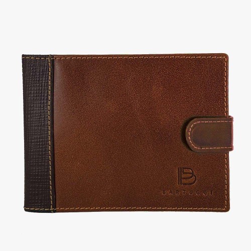 Bartuggi 520-5543, Ανδρικό Πορτοφόλι Δερμάτινο, Καμηλό