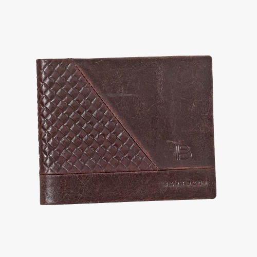 Bartuggi 520-5553, Ανδρικό Πορτοφόλι Δερμάτινο, Καφέ