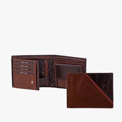 Bartuggi 520-5547, Ανδρικό Πορτοφόλι Δερμάτινο, Καμηλό