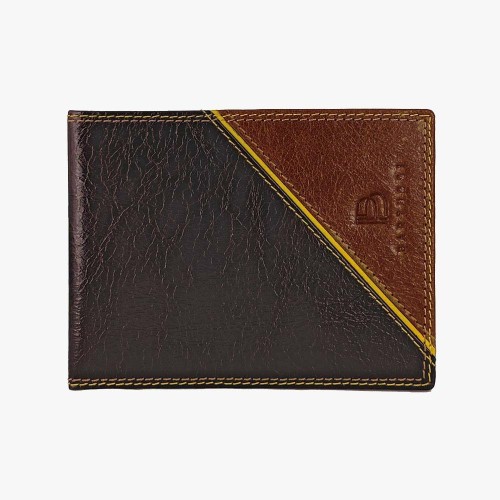 Bartuggi 520-5547, Ανδρικό Πορτοφόλι Δερμάτινο, Καφέ