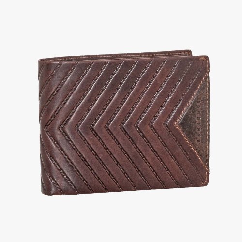 Bartuggi 520-5514, Ανδρικό Πορτοφόλι Δερμάτινο, Καφέ