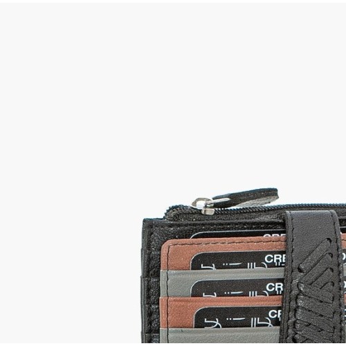 Bartuggi 521-8008,Δερμάτινη Καρτοθήκη, Μαύρο