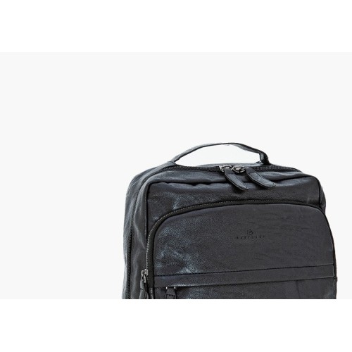 Bartuggi 718-1555, Σακίδιο Πλάτης, Ανακυκλωμένο Δέρμα, Μαύρο