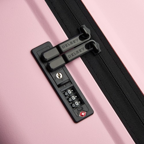 Delsey 384681009 Ordener, Σκληρή/Πολυπροπυλένιο, Μεσαία, Ροζ