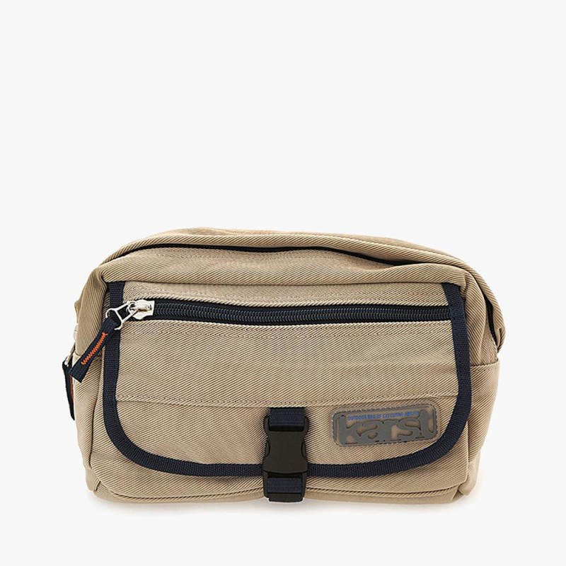 Karst 178-005, Τσαντάκι Μέσης, Ύφασμα, Μπεζ