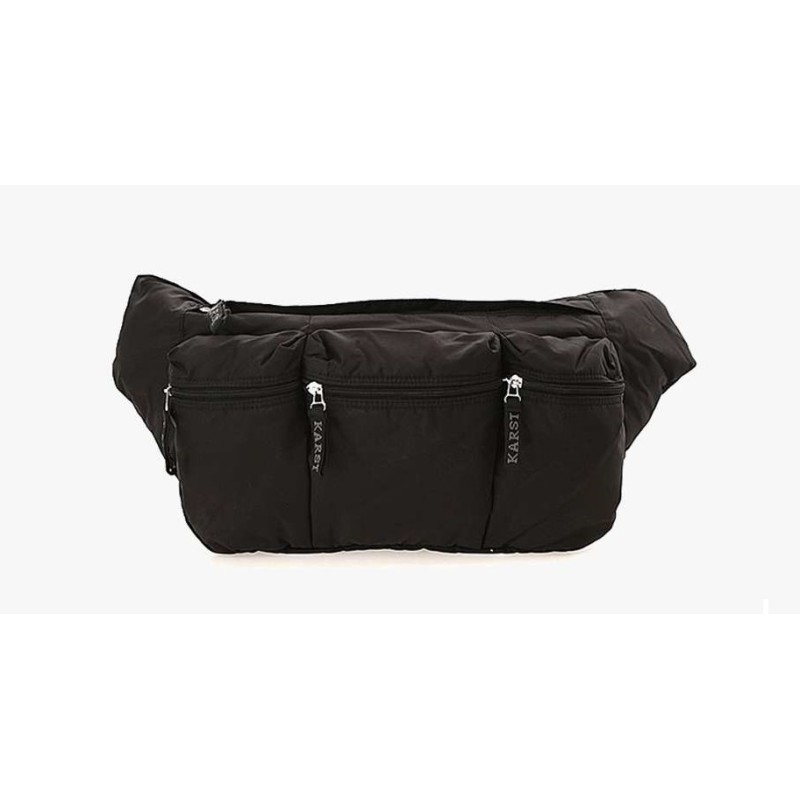 Karst 178-026, Τσαντάκι Μέσης, Ύφασμα, Μαύρο